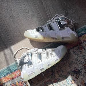 *RARE* Metallic Nike Uptempo